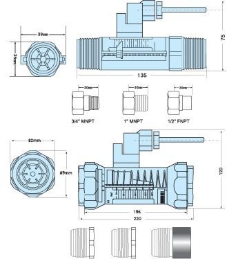 Z-6501、Z-6502、Z-6503、Z-6504水平流量計(jì)