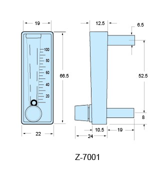 Z-7001、Z-7002、Z-7003面板式流量計(jì)